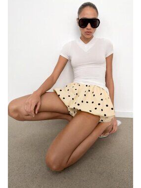 ZARA POLKA DOT BALLOON SHORTS
